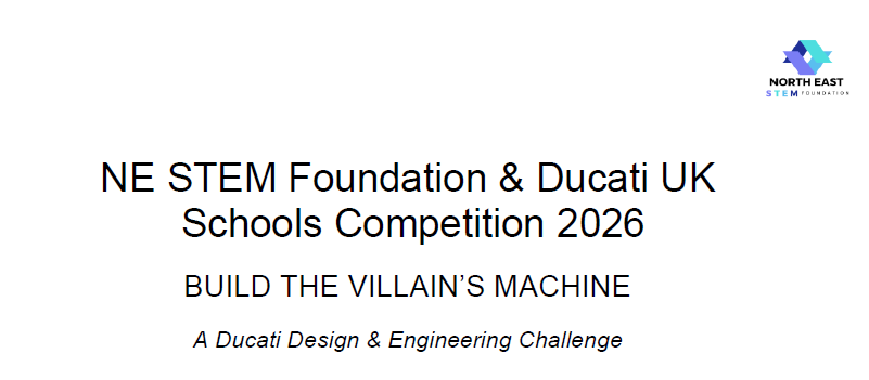 NE STEM Foundation & Ducati UK Schools Competition 2026